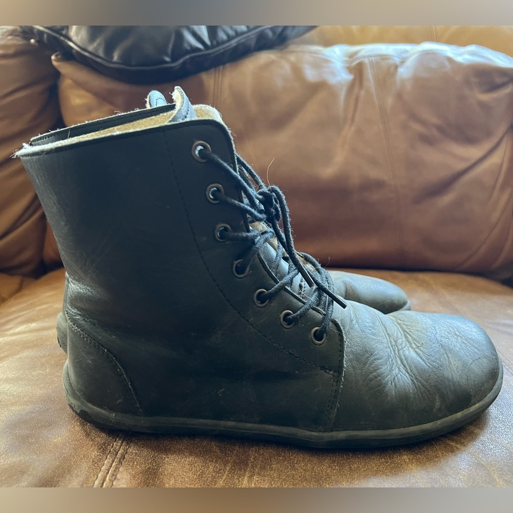 Barefoot Be Lenka Leather and Wool Boots